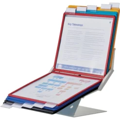 Durable VARIO Pro Desktop Reference System, 10 Panels, Le Gal, Assorted Borders And Panels -office furniture sale d5459f7b12bbd828565cb2564d5383b752