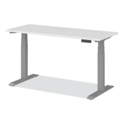 Alera AdaptivErgo Sit-Stand Three-Stage Electric Height-Adjustable Table With Memory Controls, 60” X 24” X 30" To 49", White -office furniture sale d5c6cf503f4be09cb1c4ec6557f1ea1a60