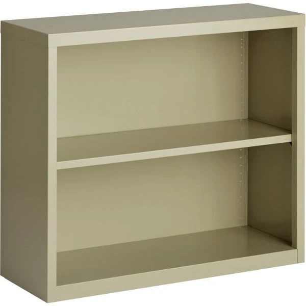 Lorell Fortress Series 2-Shelf Steel Bookcase 3 Lorell Fortress Series 2-Shelf Steel Bookcase - Image 3