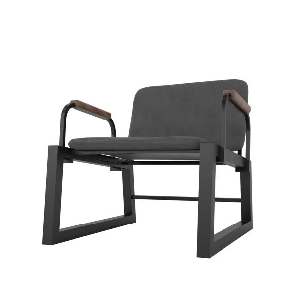 Whythe Low Accent Chair 1.0 In Black 5 Whythe Low Accent Chair 1.0 In Black - Image 5