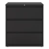 Alera Lateral File, 3 Legal/Letter/A4/A5-Size File Drawers, Black, 36" X 18.63" X 40.25"
