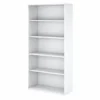 Bush Business Furniture Easy Office 5 Shelf Bookcase In Pure White