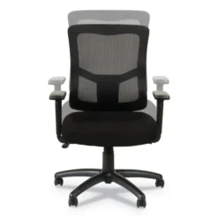 Alera Elusion II Series Mesh Mid-Back Swivel/Tilt Chair, Adjustable Arms, Supports 275lb, 17.51" To 21.06" Seat Height, Black -office furniture sale d6fd114d9dac82bb40145d221cd34ecd46