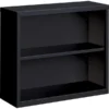 Lorell Fortress Series 2-Shelf Metal Bookcase