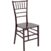 HERCULES Series Mahogany Resin Stacking Chiavari Chair