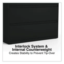 Alera Lateral File, 4 Legal/Letter-Size File Drawers, Black, 42" X 18.63" X 52.5" 10 Alera Lateral File, 4 Legal/Letter-Size File Drawers, Black, 42" X 18.63" X 52.5" -office furniture sale d83d59a3187f684097fc367e03f55d0a7e