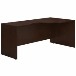 Bush Business Furniture Series C 72W Right Handed Corner Desk In Mocha Cherry