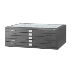 Safco 5-Drawer Steel Flat File For 30" X 42" D