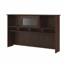 Bush Furniture Cabot 60W Hutch In Modern Walnut