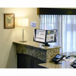 Durable SHERPA Motion Desk Reference System, 10 Panels, Black Borders -office furniture sale d9b221f63c7318d04a012abd3efb9d4b8b