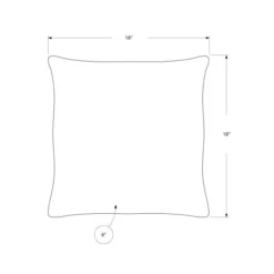 Monarch Specialties Pillows, Set Of 2, 18 X 18 Square, Insert Included, Decorative Throw, Accent, Sofa, Couch, Bedroom, Blue Hypoallergenic Polyester, Modern -office furniture sale d9bb7c86f810c712295e4a9fe3f38c4c08 20