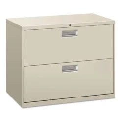 HON 600 Series Two-Drawer Lateral File, Letter/Legal, 36w X 18d, Light Gray