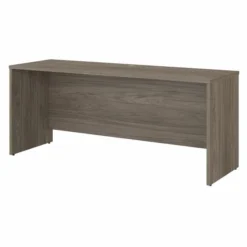 Bush Business Furniture Office 500 72W X 24D Credenza Desk In Modern Hickory