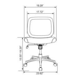 Adley Mesh/Fabric Low-Back Task Chair, Gray/White, BIFMA Certified -office furniture sale db0fa0a998c38c3224eceec701beefe4e0