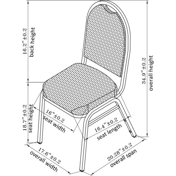 Lorell Round-Back Stacking Chairs 2 Lorell Round-Back Stacking Chairs - Image 2
