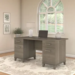 Bush Furniture Somerset 60W Office Desk With Drawers In Ash Gray 7 Bush Furniture Somerset 60W Office Desk With Drawers In Ash Gray -office furniture sale dcc09944d2e96fbfdad53e424708ad9e92