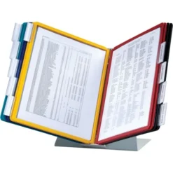 Durable VARIO Reference Desktop System, 10 Panels, Assorted Borders And Panels -office furniture sale dd1e76dce627559674c3a6e0a75b646ec5