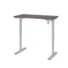 Bestar 24" X 48" Electric Height Adjustable Table In Bark Gray