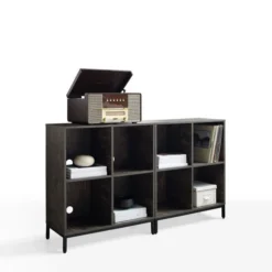 Jacobsen 2Pc Record Storage Cube Bookcase Set