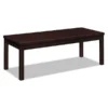 HON Laminate Occasional Table, Rectangular, 48w X 20d X 16h, Mahogany