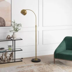 Olivia Arc Floor Lamp In Brass/Blackened Bronze/Brass 13 Olivia Arc Floor Lamp In Brass/Blackened Bronze/Brass -office furniture sale ddbc54031656bc7f21cf8bacc6cf1adaac
