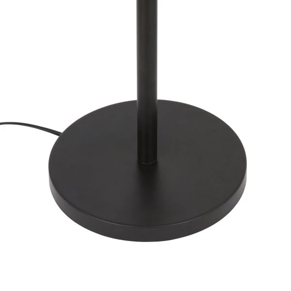 Basso 2-Light Torchiere Floor Lamp With Glass Shade In Blackened Bronze/Clear 4 Basso 2-Light Torchiere Floor Lamp With Glass Shade In Blackened Bronze/Clear - Image 4