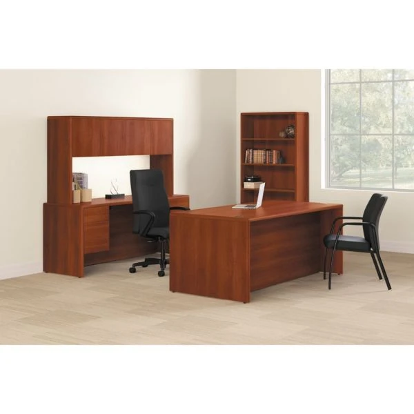 HON 10700 "L" Workstation Return, Right 3/4 Pedestal, 48w X 24d X 29.5h, Cognac 2 HON 10700 "L" Workstation Return, Right 3/4 Pedestal, 48w X 24d X 29.5h, Cognac - Image 2