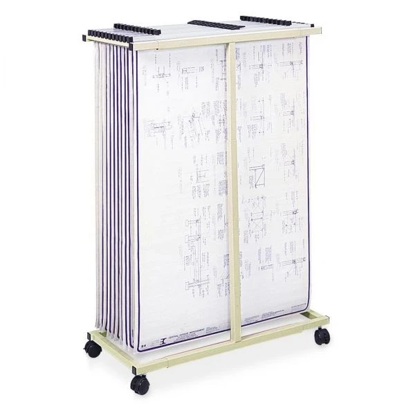 Safco Mobile Vertical File Cart 1 Safco Mobile Vertical File Cart