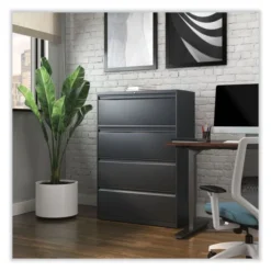 Alera Lateral File, 4 Legal/Letter/A4/A5-Size File Drawers, Charcoal, 36" X 18.63" X 52.5" -office furniture sale e0f0f23ecdabb1eea630b5feb5134133c2