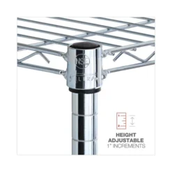 Alera Residential Wire Shelving, Four-Shelf, 36w X 14d X 54h, Silver 13 Alera Residential Wire Shelving, Four-Shelf, 36w X 14d X 54h, Silver -office furniture sale e175193269e8fb4e7768f391538619fa05