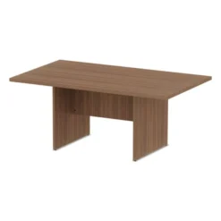 Alera Valencia Series Conference Table, Rectangular, 70.88w X 41.38d X 29.5h, Modern Walnut -office furniture sale e1851d57891ce252865cc1525465e3b665