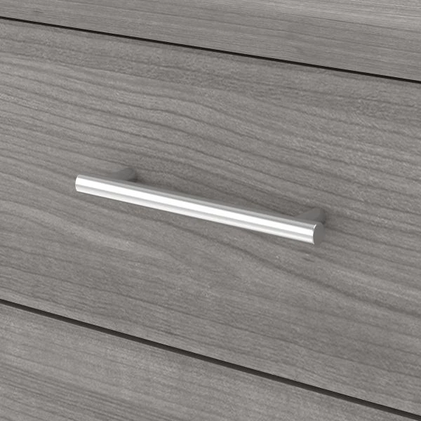 Bush Furniture Somerset 72W Office Desk With Hutch And Lateral File Cabinet In Platinum Gray 4 Bush Furniture Somerset 72W Office Desk With Hutch And Lateral File Cabinet In Platinum Gray - Image 4