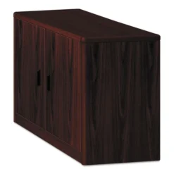 HON 10700 Series Locking Storage Cabinet, 36w X 20d X 29.5h, Mahogany