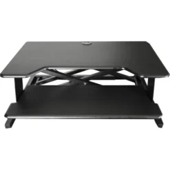 Kantek Desktop Riser Workstation Sit To Stand Black