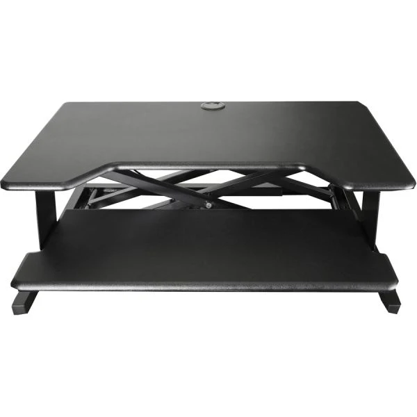 Kantek Desktop Riser Workstation Sit To Stand Black 1 Kantek Desktop Riser Workstation Sit To Stand Black