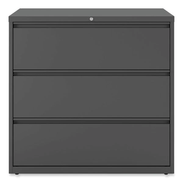 Alera Lateral File, 3 Legal/Letter/A4/A5-Size File Drawers, Charcoal, 42" X 18.63" X 40.25" 7 Alera Lateral File, 3 Legal/Letter/A4/A5-Size File Drawers, Charcoal, 42" X 18.63" X 40.25" - Image 7
