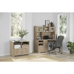 Magellan 58” Hutch For Corner/L-Desk, Blonde Ash 16 Magellan 58” Hutch For Corner/L-Desk, Blonde Ash -office furniture sale e3212b6c71c1f23439cbb3792ec2ba25d4