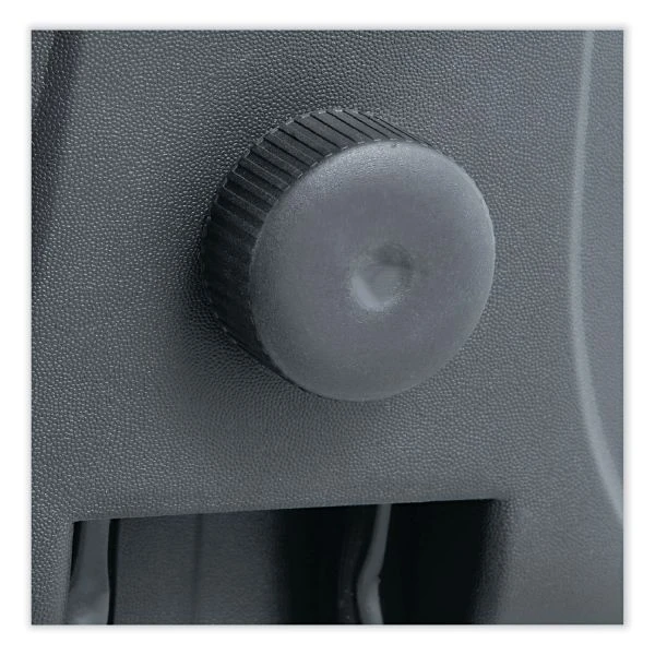 Alera Interval Series Swivel Task Stool, Supports Up To 275 Lb, 23.93" To 34.53" Seat Height, Black Faux Leather 6 Alera Interval Series Swivel Task Stool, Supports Up To 275 Lb, 23.93" To 34.53" Seat Height, Black Faux Leather - Image 6