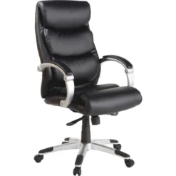 Lorell Executive Bonded Leather High-Back Office Chair