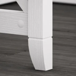 Bush Furniture Key West 60W L Shaped Desk In Pure White Oak -office furniture sale e485f7526a7a53228116b86b78389b3d9d