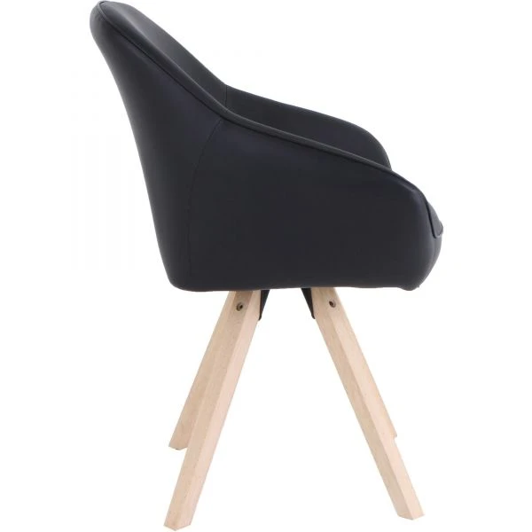 Lorell Natural Wood Legs Modern Guest Chair 5 Lorell Natural Wood Legs Modern Guest Chair - Image 5