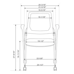 WorkPro AnyPlace Folding Nesting Chairs, Black, Pack Of 2 Chairs -office furniture sale e5119ba2b5334c08502528f75ca2e4782a
