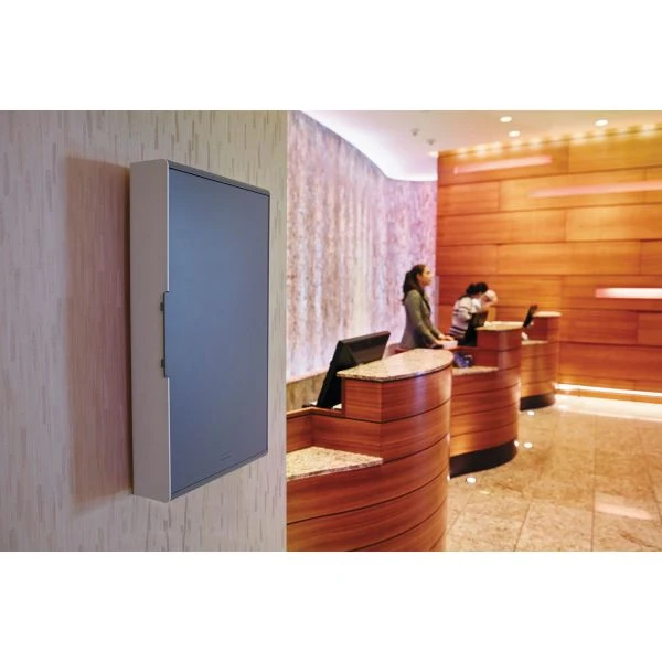 Rubbermaid Commercial Spill Mop Storage Cabinet, 15w X 6d X 27.5h, Gray 2 Rubbermaid Commercial Spill Mop Storage Cabinet, 15w X 6d X 27.5h, Gray - Image 2