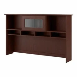 Bush Furniture Cabot Hutch In Harvest Cherry