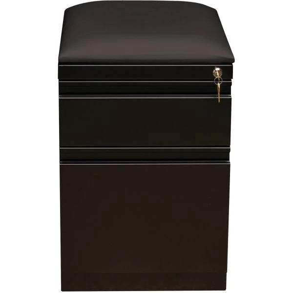 Lorell 2-Drawer Mobile File Cabinet With Seating 2 Lorell 2-Drawer Mobile File Cabinet With Seating - Image 2