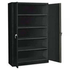 Tennsco Assembled Jumbo Steel Storage Cabinet, 48w X 18d X 78h, Black 12 Tennsco Assembled Jumbo Steel Storage Cabinet, 48w X 18d X 78h, Black -office furniture sale e8583f0f104827892c680e13cce1a437e1