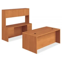 HON 10500 Series Kneespace Credenza With 3/4-Height Pedestals, 60w X 24d X 29.5h, Harvest 11 HON 10500 Series Kneespace Credenza With 3/4-Height Pedestals, 60w X 24d X 29.5h, Harvest -office furniture sale e89150ad131c19a3b30ff146fe72267482