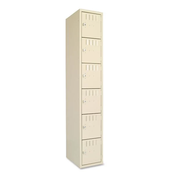 Tennsco Box Compartments, Single Stack, 12w X 18d X 72h, Sand 1 Tennsco Box Compartments, Single Stack, 12w X 18d X 72h, Sand