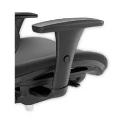 Union & Scale FlexFit 1500TF Mesh Back Fabric Task Chair, Supports Up To 300 Lbs, 17.32" To 20.87" Seat Height, Black Seat/Back, Black Base -office furniture sale e8ccf3bdad7847c6e6e9805b59a13b7a84