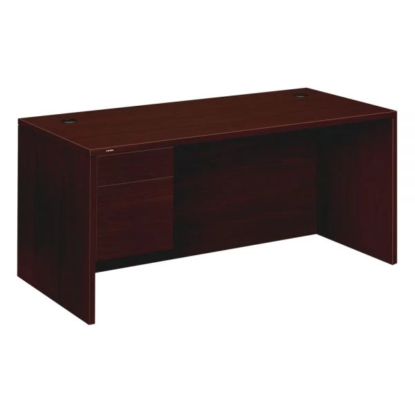 HON 10500 Series "L" Workstation Left Pedestal Desk, 66" X 30" X 29.5", Mahogany 5 HON 10500 Series "L" Workstation Left Pedestal Desk, 66" X 30" X 29.5", Mahogany - Image 5